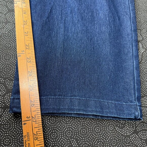 Hasting & Smith Womens Size XL Blue Elastic Waist Denim-Style Pants Relaxed Fit - Picture 6 of 9